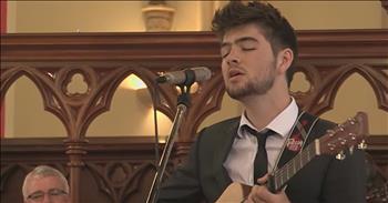 When Paddy Leishman's uncle passed away, he knew he was asked to sing at his funeral. Uncle Phil was a very important man to Paddy so he took this as an honor and a privilege. 

Just watch as he steps up to the mic with his guitar in hand and starts to play the most beautiful Irish tune. Paddy plays a touching cover of Kodaline's 'All I Want' and it's truly incredible to hear. This is such a touching performance and I know Uncle Phil and the entire family is listening to this special tribute. These beautiful lyrics talk about longing to see a loved one one last time and the loss that is felt when they leave us. 

Even though we may mourn the death, we can find peace knowing that they are in a better place with the Heavenly Father. This nephew's performance is truly one that will never be forgotten. What a priceless gift. 