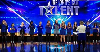 The Deaftones are a very unique choir. This special group is composed of 2 hearing singers and the rest of the women are deaf and sign the lyrics of the song. The choir's members are aged from 13-39 years old. 

Today, this inspiring choir is taking their talents to the Ireland's Got Talent stage and their audition is really getting a lot of attention. Just watch this absolutely mesmerizing performance of Ed Sheeran's 'Photograph.' There is so much passion and skill in this performance and every single one of the judges were seriously impressed. 

I love watching these girls follow their dreams all the way to the big stage. One listen to this performance and you'll see why many members of the audience were brought to tears. These talented women received an unanimous 'yes' from all the judges so they will continue on to the next round. I can't wait to see what these ladies come up with next. 