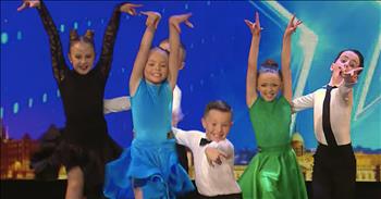 The Xquisite Dance School from Tallaght in Dublin brought everything they had to the stage of Ireland's Got Talent. These pint-sized dancers have a passion and skill for ballroom and you can see their eyes light up as soon as they step out. 

Just watch as they spin, twist and twirl all around the dance floor and give the judges a real treat. I always love watching children dance and this audition was no different. You can tell that these kids are having the time of their life and I just can't believe how incredible their ballroom skills are. 

I know it takes so much hard work and practice to perfect these moves but this group makes it look absolutely effortless. I just love the look of the judge's faces when they see this ensemble work their moves on the dance floor. No wonder they earned the coveted golden buzzer. Who else wants to see what they come up with next?