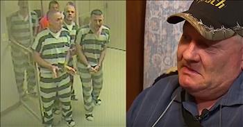 These inmates were waiting for their time in court when the guard in charge slumped over unconscious. With no one else around these prisoners knew they needed to act fast to save his life. 

Gary Grimm had a massive heart attack when the inmates start to shout and try to get someone's attention. That's when they realized they'd need to bust out of the cell in order to help Gary. Together, they broke out of the holding area to get responders to Gary. They could've easily taken his gun and made their escape, but these inmates decided to do what was right and save a man's life. 

Gary shares his terrifying experience and just how touching it was to know that those men only wanted to help him. There's even a moment when Gary starts to tear up thinking about these kind men. This definitely restores my faith in humanity.