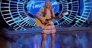 Harper Grace was just 11 years old when she sang The National Anthem at a nationally televised soccer game. Her performance was called one of the worst renditions of The National Anthem and the video went viral all over the Internet. Even though that was a tough time in her life, Harper continued to follow her dreams and pursue music. 

Now, she is 16 and trying out for American Idol with her own original country song on guitar. I'm sure this was a nerve-wrecking time for Harper but she completely shined and won over the judges. Her audition impressed all three judges and she easily earned her ticket straight to Hollywood. 

I'm so proud of how far Harper Grace has come and that she didn't let the world keep her down. I know she probably thought about giving up a lot after everyone called her performance 'the worst' but she knew where her heart was leading her and followed that calling. I can't wait to see what this teenager does next. 