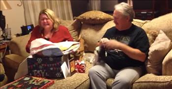 This mother has been quilting her entire life and it's an art that she has passed down to her children. Every single stitch and patch has meant so much to this woman and her daughter's saw just how much quilting has become a part of their mother's life. So when Christmas time came around, the girls got together and decided to give their mom the ultimate Christmas present. 

They compiled a ton of their baby clothes and together, these sisters made a quilt of their own especially for their mother. Just watch as Mom starts to unwrap her present. As soon as she realizes what she has been given, the tears immediately start to flow. This touching gift isn't just about the physical quilt but about how her daughters came together to sew precious memories for their mother. 

What an amazing gift and I just know this mom is going to cherish the quilt for a lifetime. Have you ever been given a gift that has moved you to tears?