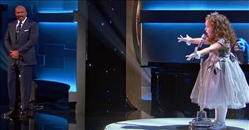 There's no doubt that 4-year-old Sophie Fatu is talented beyond her years. Not only can this sweet little girl sing but she has a special place in her heart for the classics. In fact, one of her favorite singers is Frank Sinatra. This legendary musician has so many hits that it's hard to pick just one iconic song. And even though I've heard a ton of covers, I think little Sophie's performance of 'My Way' is one of my favorites. 

Today, she's belting out this famous tune on the Little Big Shots stage with Steve Harvey and it's absolutely amazing. This little superstar has so much confidence when she steps on stage and I'm blown away by her singing talent. With every note, you can tell that Sophie truly loves to perform and I think we can all agree that she's so fun to watch. 

There's something about little children singing with all their might that touches a special place in my heart. Who else could listen to this little cutie all day?