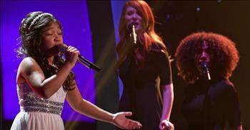 When Angelica Hale was just four-years-old she came down with a bad bout of pneumonia. Angelica required a kidney transplant and her mother selflessly stepped up and donated her own to help save her daughter. 

Now, this sweet girl is thriving and she's been using her amazing voice to entertain the world. Today, she's stepping on the Little Big Shots' stage and she's got a very special message for her mother. Angelica wanted to her mom to know just how thankful she was for her gift and how much her mother means to her. She's singing the beautiful lyrics of "I'll Be There" and it's absolutely heartwarming to hear.  

I'm sure many of us moms would do the exact same thing for our children, if put in that situation. I'm so glad that Angelica is using her gift to spread happiness and thanks for all to hear. What do you think of this powerful performance?