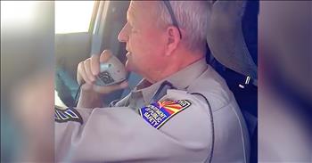 Trooper Mark Gilberg has been working with the Arizona Department of Public Safety for 37 years. Trooper Gilberg truly put his heart and soul into the job and when it came time to retire, he knew it would be an emotional moment. Just watch as he finishes his final shift and makes his final call in to dispatch. 

This is alway a special moment for any officer and it was no different for Trooper Gilberg. He called in to make his final radio call and has to wipe away the tears as the weight of his retirement truly hits him. I'm sure this officer will truly be missed and he meant a great deal to the department. 

It's never easy to see a co-worker move on, but Trooper Gilberg can rest easy knowing that he did a job well done. We all thank you for your service over the years and hope you enjoy your retirement. You've definitely earned it!