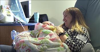 Having a baby born premature is never easy. One the mother is discharged from the hospital, normally the baby has to stay there for a while. That means a new mom must leave her newborn, at least for a little bit. That has to be extremely difficult. 

Hospitals know that both mom and baby will be missing each other while they are apart so they teamed up with music therapists for a special project. The music therapists work with parents and help them record their voices so that babies can hear their parent's voices. 

It can be a song or a bedtime story, anything that would provide a newborn some much-needed comfort. This is such an amazing initiative and I know that it's creating a lifelong bond between mother and child. What a great idea!
