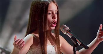 9-year-old Emanne truly has a voice like no other. Her anointed voice is like nothing I've ever heard before. 

Today, Emanne is performing on the Little Big Shots stage and it's absolutely amazing. Just listen as she steps up to the microphone for an incredible opera performance. And when she hits those high notes, I was truly in awe. There is so much talent in this young girl and I'm just glad that she's sharing her gift with the world. 

She is singing the words of the song so confidently. It is hard to believe that she is so young. If she is this good now, imagine how she will be in a couple of years. What do you think of Emanne's performance?