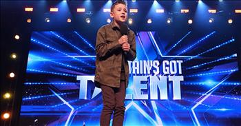 10-year-old Calum Courtney had some big shoes to fill when he took on a iconic Michael Jackson song for his audition. Just watch as he steps on the Britain's Got Talent stage to perform 'Who's Loving You' from Michael Jackson. 

As soon as he let out that first note, you could tell this one was going to be good. Calum has such soul and his voice is truly so good for someone his age. After the song, Calum earned one of the biggest reactions from the crowd and all the judges were definitely impressed. He even earned a thumbs up and a yes from Simon. That isn't easy to pull off. 

With all of the excitement, Calum couldn't help but let out some happy tears. I'm so glad this little boy is moving on to the next round and I can't wait to see what he does next!