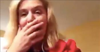 This woman in the USA was so excited to she her new nephew that was born in Australia. So after the baby was born, her brother and his wife gave her a Skype video call to introduce their newest addition. 

Just watch as the couple sits in the hospital and this new momma holds her baby boy. Auntie is so over the moon to meet this sweet baby but the surprise is just getting started. The couple starts to ask what the woman thinks about 2 baby names they have. Of course, she says that she likes them both. That's when another baby comes into the picture and they introduce her second nephew. The entire pregnancy they had hid that they were actually expecting twins. 

Now the big reveal is here and this aunt's reaction is so amazing. I just love how shocked and excited she is all at the same time. They definitely did a great job of keeping this secret. But I'm sure they're relieved that it's out. Congratulations to the new family!