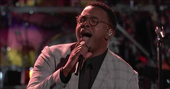 One of the most beautiful things we can hear is something honoring our country through song. There have been so many musical compositions over the years that give glory to our country but none is more iconic than 'America The Beautiful.' 

Today, Gary Edwards is stepping onto The Voice stage and giving it his all. This live playoff performance was truly spectacular and you can feel his passion through every note. 

Gary is definitely blessed with some amazing vocals and I'm so glad that he is following his dreams on The Voice. And to hear him sing for our country is even better. What a soul-stirring rendition of this classic song. Who else had to stand up and sing along?