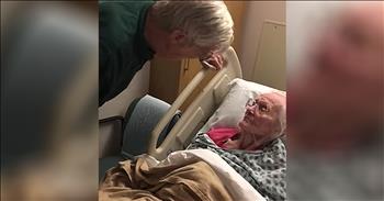 This couple have been apart for more than 4 years. They were placed in separate nursing facilities and not able to see each other. Today, they are finally reuniting and it's putting the biggest smile on my face. 

Just watch as this man enters the room to greet his wife. She immediately lights up at the sight of him and he quickly moves to be by her side. They even share a special kiss. This entire moment was caught on camera by their grandchild and it's absolutely beautiful to witness. 

I know it must've been so hard to spend all of that time apart. But their reunion was definitely a moment to remember. I just love seeing how happy they are together and it looks like they're not missing a beat. Love is truly a beautiful thing!
