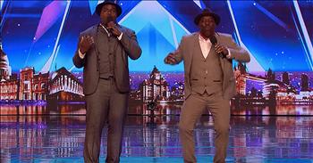 The Ratpackers are truly a unique dose of nostalgia. Today, they're taking their incredible talent all the way to the Britain's Got Talent stage. This duo is hoping that their old school voices will win over the judges. 

So today, they're covering the classic tune 'New York, New York' and it's absolutely amazing. They truly brought heart and soul to the stage and it's obvious they are making a lot of fans. 

I just love how they belt out this tune and make it look so effortless. It's obvious that this pair have a passion for the classic songs and they are knocking this one out of the park. Even the judges couldn't help but get into this one. I'm definitely looking forward to what these guys do next. How about you?