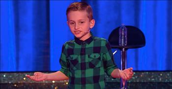 Pint-Sized Comedian Has The Audience Laughing