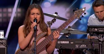There's no doubt that this family band from Oregon has a ton of talent. Joshua, Bethany and Manny make up We Three and today, they're taking their talents all the way to the big stage of America's Got Talent for an incredible audition. 

Their father was in a family band, so these siblings were around music before they would even walk. Sadly, they lost their mother in 2015 to stage 4 carcinoma cancer. 

Now, they want to honor this amazing woman in a very special. We Three has penned an original song titled "Heaven's Not Too Far Away" for their mom. It's written for her point of view and it's sure to tug at your heartstrings. Even judge Mel B couldn't hold back the tears as this talented trio belted out the powerful lyrics. 

Mel B lost her own father in 2017 after a long battle with cancer, so this song hit her especially hard. The siblings easily blew away the judges and they will be moving on to the next round. What an unforgettable audition!