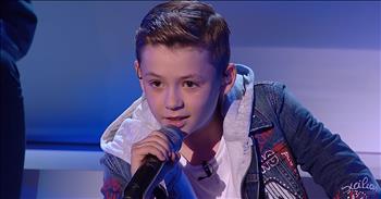 10-year-old Calum Courtney made headlines when he sand an incredible rendition of Smokey Robinson's classic 'Who's Lovin' You' in the middle of a <a href="https://www.godtube.com/watch/?v=10FFM1NU" target="_blank">grocery store</a>. The video quickly went viral. Calum has a mild form of autism and that inspires him to sing and help others. 

Today, Calum is taking his talents to the Britain's Got Talent stage and he's not holding back. Just listen as he performs a special rendition of 'Isn't She Lovely' dedicated to his mother. He changes the words and it's absolutely adorable. This little boy can definitely sing and he looks completely comfortable on stage.

This Stevie Wonder classic always touches my heart but hearing it from Calum sent me over the moon. And the best news of the night was that Calum made it on to the semi-finals. I can't wait to see what he performs next. 