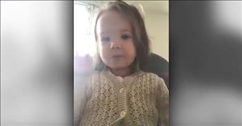 Toddler Starts Morning Off Sweet Motivation