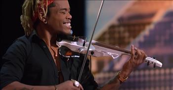 For Brian King Joseph, just walking out onto the America’s Got Talent stage is "a dream come true." This talented electric violinist has been hoping for this day to come for a long time. And for years, Brian thought he would never get the opportunity to perform at all, let alone on this stage. 

He started to play violin when he was just a boy, but he was diagnosed with peripheral neuropathy, a rare nerve disease that leads to the deterioration of nerves in the fingers, feet and spine. This condition left Brian in a lot of pain and he was bedridden for much of high school and college. By the time he was 22, Brian reached a point where he was tired of the pain and letting his condition rule his life. 

He decided to turn to his childhood love and picked up the violin again. The music truly made Brian feel alive again and he gradually started to improve. His unique style not only helped his pain, but it also caught the attention of other’s around him. He wanted to help spread some happiness in the world, in whatever small way he could. 

Just watch as he brilliantly performs a cover of "Lean On" by Major Lazer and DJ Snake. The whole crowd was invested in the audition and even the judges couldn’t hold back their praise. "You are not only a lesson in great talent and great spirit, you're a lesson in how each person watching in this moment should be living their life right now. It is you," said judge Howie Mandel. I can’t wait to see what this talented performer does next.