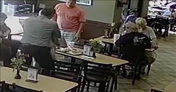 23-year-old Hunter Harris was just doing his job when he ended up saving a life. Hunter is a Team Leader at the Chick-Fil-A at a South Austin location. He was behind the counter when a terrifying ordeal took place just around the corner. 

An elderly man was eating his meal when he started to choke. The surveillance video shows the man stand up from his seat and start to grab at his neck. That’s when a nearby customer took notice and tried to give him the Heimlich maneuver, but it wasn’t working. 

Another Chick-Fil-A employee, Anita Duran, was wiping down tables when she heard the customer choking. “I heard the gentlemen choking, and I kind of stopped wiping the table and I was looking at him. I ran to get Hunter because Hunter has saved one of our co-workers,” Anita said. 

A few months prior, Hunter had helped out a choking co-worker in the kitchen, so he knew exactly what needed to be done in the situation. This level-headed leader rushed to the man’s side and within 20 seconds, he had dislodged the food from the man’s throat using the Heimlich maneuver. The man was ultimately okay. They even brought him a new meal before he went about his day. But now, all of Hunter’s fellow employees are calling him a hero. 

“I think he’s a hero.” Anita said. And I’ve got to agree with Anita on this one. God definitely put Hunter in the right place at the right time and he saved a life because of it. 