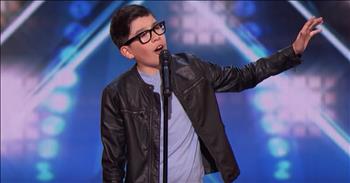 There’s nothing like watching a child follow their dreams and find happiness and success. And that’s exactly what is happening right now with 12-year-old Angel Garcia from Los Angeles, California. This talented young boy has a passion for singing and he’s ready to make his dream a reality. Just watch as he steps onto the America’s Got Talent stage and instantly wins over the judges with his charming personality and smile. 

He confidently took the stage and everyone took notice. But the most memorable thing about Angel is when he said what inspires him to perform. Angel’s dad, who is watching him from backstage, is his biggest inspiration. What a sweet sentiment from this young boy. And then Angel starts to sing and the entire audition takes another turn. 

From the very first note, I couldn’t get over the voice that came out of his body. It’s obvious that Angel is mature well beyond his years and his vocal abilities truly showcase that. He belted out a Spanish tune and it had the crowd on their feet. 

I might not be able to understand all of the words, but I can definitely hear the talent and skill behind his performance. I know he must’ve practiced so hard for this audition and it’s all paying off in this moment. Some of those high notes are not easy to hit, but Angel acted like it was easy as pie. I have a feeling that he is going to have a long career ahead of him. Who else agrees?