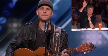 25-year-old Hunter Price is a country singer from Georgia. It all started when he was just 18 and his mom entered him in a karaoke contest. Hunter had a blast and since it made him happy, he kept doing it. 

Now, this young man is taking his talents to the America’s Got Talent stage in hopes of winning the grand prize. Hunter was confident when he stepped up to the microphone with his guitar. 

Then, he started to perform a cover of Bryan Adams’ hit song ‘(Everything I Do) I Do For You.’ This was a song that Hunter had performed at karaoke for years. But before he was even half-way through the song, Simon raised his hand and stopped the whole performance.

He said, ‘Hunter, what you were doing was very generic.’ Simon did say that Hunter had a good voice, but he wanted to hear more from him. So that’s when this Georgia singer retuned his guitar and decided to play his second song, an original tune called ‘Left Behind.’ 

From the very first note, I knew that Simon made the right decision. Hunter completely transformed with this second chance performance and the audience and the judges loved every moment. 

Then, after the song, we learned even more about this incredible performer and it just might bring a tear to your eye. Simon truly has a way of bringing out the best in people and this audition is the perfect example. I’m so glad we’ll be seeing more of Hunter. 