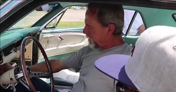 There’s truly nothing like the relationship between a father and his sons. It’s a bond like no other and the kids will always look up to their father as an example. 2 years ago, Coby Oregon and his brother were talking to their dad. 

That’s when they learned that his dream car was a blue/green 1966 vintage Ford Mustang. The comment stuck in Coby’s mind and he decided that no matter how long it took, they would make their father’s dream come true. 

Coby and his brother looked all over the country for this special car and they finally found one in Baton Rouge, Louisiana. So together, they saved up their money until they could pay for the Mustang. The day finally arrived and the brothers wanted to surprise their dad in epic fashion. 

They staged the car and hired someone to pose as the owner with a ‘for sale’ sign on the hood. The brothers took their dad out to breakfast and convinced him to stop and look at the car. That’s when he got to talk to the ‘owner’ who said the price for the Mustang was ‘zero.’ Dad joked that he would take the car right there and then. So the fake owner handed the keys right over to him and the brothers revealed their incredible surprise. 

I just know that the look on this father’s face was worth every penny spent. What an amazing way to give back to the man that made a lasting impact on their lives and still does. I know this is a moment that they will remember forever. 