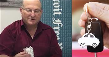 Experts share how wrapping your key in tin foil could help prevent theft. In this day and age, you have to super careful about your personal belongings. With advanced technology your identity and possessions are much easier for thieves to target. This can be a scary thought to know that just going to the ATM or walking to your car could throw your whole life upside. 

For example, did you know that even if your keys are right by your side, you could still be vulnerable to car theft? Your keys could be in your hands and you are never approached by anyone, but you are still at risk. If your car uses a fob to lock or unlock the car or turn the engine on or off, the fob is always waiting for a signal. Moshe Shlisel is a security expert and he urges people to wrap their fob in aluminum foil or put it in some sort of tin can. 

Thieves can purchase devices that amplify the signal and they can get access to your car. When you wrap the fob in aluminum foil, it blocks the electromagnetic waves and thieves can no longer access the signal. Many experts are all agreeing that this simple hack is the best way to thwart thieves. 

It’s definitely eye-opening to know that this can happen so easily and without us even noticing. After watching this video, I’m going to be more vigilant about being aware of my surroundings too. I’m grateful that these experts are sharing the tips that can truly help us combat these awful thieves. 