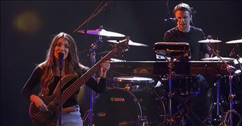 We all remember the family band, We Three, and their emotional audition on <a href="https://www.godtube.com/watch/?v=YWP667NX" target="_blank">America’s Got Talent</a>. Joshua, Bethany and Manny make up this family ensemble from Oregon and they definitely made an impression with the judges. 

Their first audition featured an original song titled "Heaven's Not Too Far Away" for their mom. Sadly, the trio lost their mother in 2015 to stage 4 carcinoma cancer. This heart-tugging tune even brought judge Mel B to tears. 

Today, this talented group is back for another performance and it might be even better than the first. The sibling band walked out on the stage with another original song. ‘Lifeline’ is an emotional tune written for anyone who is losing hope. The trio wanted this song to remind everyone that it’s okay to feel vulnerable and sad sometimes. There can be power in vulnerability and these lyrics remind us to never give up. 

When you truly listen to these lyrics, you will see just how talented this group really is. Not only are their voices amazing, but they all play instruments and write their own music. That is a rare find in the music industry nowadays. And it’s obvious from the looks on the judge’s faces that they were seriously impressed with this follow up performance too. The trio even earned a standing ovation. 

I’m so glad that they made it through this round and we get to hear another performance from this family band. Who else is looking forward to seeing these 3 again?