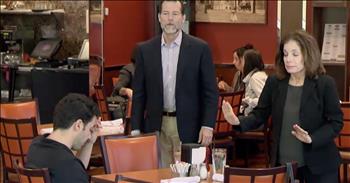 ‘What Would You Do?’ is a hidden camera show hosted by John Quiñones that puts strangers in difficult circumstances and records how they react. The reactions can range from person to person but it's always interesting to watch and see what they do or say. The dilemmas are always relevant to the current times and sometimes, they have actually happened in real life. 

This particular episode was inspired right from the headlines. Recently, a mother and father took their adult son to court to try and force him out of their house where he lived rent-free. Today, this scenario is played out at a local restaurant with a set of actors playing the parts of the parents and son. 

This mother and father think that it’s time for the 30-year-old to move out and they’re letting him know over lunch. The son’s reaction is very strong and other customers in the restaurant can’t help but take notice. But it’s when the parents exit that the man’s true feelings really come out and he remarks to the strangers that he wants to continue living for free and coasting off of his parents. The patron’s reactions range from giving the young man life advice to completely agreeing with the parents that it’s time to move out. 

This is definitely a hotly debated topic and it’s really interesting to see it play out on screen. What did you think of this young man’s stance on living at home? What would you have done in this situation?