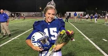When Kaylee Foster asked her Mom if she could play football, there was only a slight hesitation before Mom suggested “Go ask your Dad!” It’s less unusual for females to be on the school’s football team now than in previous generations. For girls like Kaylee who have a dream of playing on the team, those dreams are now becoming a reality. We love her Dad’s response when she asked if she could play on the football team: “Life’s an opportunity, go see what you can do!”  

And that’s just what Kaylee did. She joined her Ocean Springs High School football team as a kicker. With the support of her parents and teammates, Kaylee was able to achieve her dream of playing football. 

“They’ve always been very welcoming of me and what I’m trying to do. They don’t treat me any differently.”

But then something truly special happened– Kaylee was chosen as Homecoming Queen. It’s obvious that Kaylee has worked hard at not just her sport, but also at winning the hearts of her school peers. There is no question that they are proud of what their fellow student has accomplished! 

Kaylee was crowned Homecoming Queen just hours before the big game. Changing from evening gown to jersey Kaylee didn’t disappoint. She scored two field goals during the game… and the game winning point! When her kick flew towards the goal posts, it was obviously a spot-on attempt. Her fellow students and friends cheered from the bleachers. It was mere seconds before the entire team, her “brothers”,  flooded the field to celebrate their hard-fought victory. What a huge accomplishment for this talented high schooler!