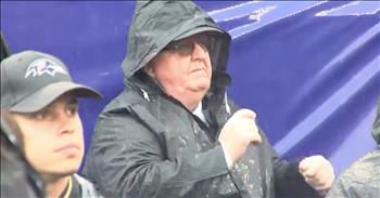 Sometimes running an NFL Marching Band means sitting in the rain and passing the time with your amazing air drum skills. That’s just what Raven’s band member, Pete Zirpolo did. The 54-year-old was sitting in the pouring rain when a well-known song came over the speakers. With no hesitation, Zirpolo began drumming along in time with the music. This wasn’t your average air-drum solo. He was hitting every beat and flare with precision. Spot on. 

Pete is no stranger to air-drumming. This musician has been tapping out amazing drum solos for years and has the moves to prove it. 

“I do it in the car, actually,” Pete told reporter Ryan Mink, BaltimoreRavens.com. “When I buy a car, that’s the drumming I do on the steering wheel and dashboard to see if it sounds good.”

That’s right, he picks his cars by the sound of the steering wheel and dash. That’s dedication!! There’s no surprise to learn that Zirpolo played drums in several bands growing up. Once a musician, always a musician. After an injury to his wrist, Pete began playing keeping the beat on the cymbals and sousaphone for Baltimore’s Marching Ravens. This guy knows good beat when he hears it! 

Now he’s a “retired” musician and serving as VP for the Marching Ravens. Pete was recently caught on film by a local news person who saw him impeccably drumming along to the stadium soundtrack. Businessman by day, drummer extraordinaire by night? We don’t know but Pete definitely has some skills. We’ve watched the video over and over and each time find ourselves grinning from ear to ear!