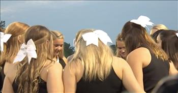 This Alabama high school is making headlines after announcing that there would no longer be prayer before the football game. Normally a Senior chaplain would take to the P.A. system before the game and lead the attendees in a short prayer. That is no longer allowed.

The change came with little warning at one of the most attended games - Homecoming. When the announcement came that there would be no prayer but rather a “time of silence” the students and families were surprised.

“We’re not gonna not pray before a game. It’s gotta happen” shared a Blount County cheerleader.

The students were confused, the pre-game prayer has been occurring for as long as anyone could remember. But that didn’t stop the attendees from having prayer - when the moment of silence came they began reciting “The Lord’s Prayer” in unison.

“I was kinda like confused, because we do it all the time,” said Kennedy Chastain, “ I feel like they would’ve told us sooner…”

Since that evening, parents and students have started their own actions to counter the removal of the prayer. They began passing out flyers in the parking lot with “The Lord’s Prayer” on them so that everyone could participate. Others have been seen carrying “In God we trust” signs. The football team members made their own statement by carrying signs onto the field before a game. Other supporters of the pre-game prayer have been wearing shirts printed with "We Believe".

“There’s no need to get angry. We have a voice and uh, we need to be proactive as Christians to do something about it. We don’t need to sit around and let it happen.” said Blount Co. schools parent, Nicholas Chapman. 

For those parents and students in Blount County they are determined to be an example in politely refusing to back down from a prayer that they believe should be allowed. The removal of the prayer has actually resulted in a “revival” of sorts among the community as they joined together in determination to pray together before the games.