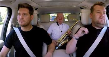 Award-Winning artist Michael Bublé joins night time television host, James Corden, for “Carpool Karaoke”. The two performers clearly have a great time singing Bublé’s songs together while they drive around L.A. The pair also tackled the deep conversation of Bublés son’s cancer diagnosis and how it affected his family.

Michael Bublé is known as a modern-day crooner sharing talent with the likes of Frank Sinatra, Dean Martin, Nat King Cole, and Bing Crosby, to name just a few. He has a love of the classic American jazz standards and much of his personal work reflects a similar musical styling.

Joining James Corden for a “greatest Buble hits sing-a-long” the performers smiled and laughed their way through favorites such as “Everything” and “It’s a Beautiful Day”. Hysterically the pair decide to test the vocal projection strength of Bublé to order a coffee across a parking lot. And it worked! (Don’t worry, the show made sure to pay later!) Their laughter and enjoyment was so infectious! And let’s not forget James Corden’s dad who played the saxophone so brilliantly! But there was still a deeper topic to discuss.

When Bublés 3-year-old son was diagnosed with cancer, he took a multiple-year hiatus from his musical career. Now that his son is in remission, the singer has returned to his music but his perspective on what’s important has changed. No longer concerned about the superficial, Bublé is focused on the joy of music and finding happiness in the moments. And he’s using his story to help others. When Corden asked him to share a little bit about the last few years’ cancer battle, Bublé was brutally honest.

“It’s so hard to acknowledge it because it’s so painful to talk about. Obviously, we got the diagnosis and that was it man, my whole life ended...”

Tearing up, Bublé continues “...I’m not ok. My wife honestly, when this all started I became the strength to somehow pull us and lift us...and when the chemo was done, and they said ‘we did it, it’s good, he’s ok.’ I fell. I just fell. My wife picks me up now.” Hearing Michael talk about something that has impacted so many lives and to speak so intimately about his experience is truly important. Perhaps others out there who have battled with cancer in their families will be encouraged by his openness. As he shared, his family surrounded them and it’s clear they worked to find the joy in the moment.

Bublé has teamed up with the organization “Stand Up To Cancer” to join in the fight against cancer and raise money for further education and seeking a cure.
