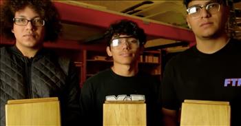 These teens are making a difference in their community by making urns for homeless Veterans so that their remains may be respectfully laid to rest. This touching act of giving back, started in a New Mexico high school shop class taught by teacher Gino Perez. Mr. Perez a U.S. Navy Veteran, explained it started when he noticed many of the homeless Vets had unclaimed ashes and no real urns.

Perez, said “I thought to myself it would be a lot more honorable [for these Veterans] to hand craft an urn that they could then put these cremated remains in.” A student shared, “It hit me kind of hard. These people needed a home other than a plastic container.”

The students embraced the service project, with record participation numbers. Under Perez’s instruction simple but beautiful hand crafted boxes were cut, shaped, sanded, and varnished by each student. In the center some boxes were even adorned with a circular metal emblem denoting the military service of the Veteran.

“One piece of wood can be something special, one regular person CAN do something special.”

One of the students enthusiastically involved with the project also became a recipient of this blessing. This student, Juan Pacheco, was also in need of an urn for his Veteran father. It was a remarkable turn of events when the shop teacher found that this project was also going to be a direct blessing for one of his students. At the same time it was an emotional and honorable endeavor for Juan who now had the opportunity of hand crafting the final resting place for his father.  Mr. Perez and his students should be commended for this much needed and very heartfelt way of giving back to our Veterans in need.