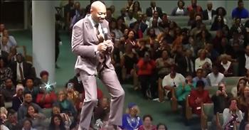 This ‘flying preacher’ is the talk of the Internet and he’s making sure that his message is being heard. Pastor Bartholomew Orr, of Brown Baptist Church in Southaven, Mississippi made headlines when he used a flying apparatus during a recent sermon. 

The viral video shows Pastor Orr slowly emerging from the back of the church and ‘flying’ all the way to the pulpit, never missing a beat. The church has actually been using the equipment for years during their annual Christmas play, but this is the first time that the pastor has stepped into the harness himself. 

“We have a company that comes in, installs it, takes our people through a flight school just to make sure everything is safe.” He used the grand entrance to deliver a powerful message about Jesus returning to Earth. You can see all of the parishioners in awe of the flight and there are numerous people pulling out their phones to capture the moment on video. 

“I wasn't nervous. They creeped me in and it wasn't like I was zoomed in.” Even though his congregation applauded the sermon, there have also been a lot of people giving Pastor Orr a hard time for his elaborate arrival. The pastor has his own words for the critics, “I think more young people left Sunday morning talking about my sermon than they did in a while.” 

I have to agree with Pastor Orr. If I saw this during a service, I would definitely be talking about it for a while. Have you ever seen anything like this in real life? 