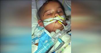 3-year-old Preslie Jenkins is walking again after she was the victim of a road rage incident in Florida. Preslie was riding in the car with her mother, Nikki Jenkins, when a shot was fired into their vehicle and hit the toddler in the head. 

The bullet went above her eyebrow and came out through her skull. The injured Preslie was rushed to Palm Beach Children’s Hospital, in Florida, where she had to endure a 6-hour surgery followed by a medically induced coma. Dr. Lauran Schwartz, Preslie’s physician, wasn’t sure if the little girl would survive. 

“When Preslie came into the hospital, she was severely ill, really on death’s door.” 

But against all odds, this little fighter proved everyone wrong. Preslie made an unexpected and speedy recovery and she’s well on her way to full rehabilitation. After only a few weeks, this sweet toddler is already walking and talking. She even had a special message for all of her supporters who sent her well wishes and presents. 

‘Thank you for the prayers,’ Preslie said in a video message from her hospital bed. There has still been no arrests or suspects in the case, but the family remains hopeful that the perpetrator will be brought to justice. We are definitely continuing to keep little Preslie and her family in our thoughts and prayers during this time. While the road to recovery may not be over, we all have faith that this brave fighter will be running around, laughing and playing, in no time. 