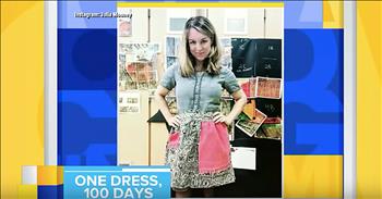 Art teacher Julia Mooney wore the same dress to school for 100 days and it’s all for an inspiring reason. Mooney started off her school year at a brand new middle school with no one she knew. That’s when she decided to promote sustainable fashion in a very unique way. Mooney purchased a $50 dress and made the decision to wear the article of clothing every single day for 100 days. 

She didn’t tell anyone that she was taking on this endeavor and she waited to see how long it took to notice. After just a few days, students started catching on. Some wondered if Mooney was dared to wear the dress over and over again while others were concerned if the dress was being washed. Soon, she revealed the motive behind the repeat dress and her actions sparked a wave across the Internet. 

Now, others are joining in on the 100-day challenge and committing to living larger than their clothes. Mooney told Good Morning America reporters, “It’s a good reminder that we should not let clothes define us. We should define ourselves based on more meaningful things and things of substance.” 

What a great message that the clothes on our backs don’t define us. We are more than what we wear and Mooney proved that multiple times over. Middle school students are faced with all kinds of self-esteem issues these days, especially with the rise in social media. What a great way to remind these kids that it’s what’s inside that truly counts. 