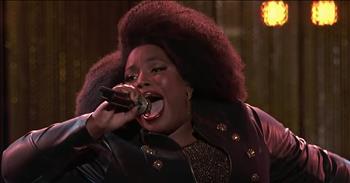 26-year-old Kymberli Joye is taking the crowd to church again with her performance of ‘Never Alone’ on The Voice. This powerhouse singer has been getting the judge’s seal of approval week after week on the popular singing competition. And this worship leader is letting the world know that Christ is the reason she is here today. 

First, she performed the gospel song ‘Break Every Chain’ during <a href="https://www.godtube.com/watch/?v=11E9CCNU">‘Fan Night.’</a> 

Next, shebrought the crowd to their feet with her stunning rendition of Hillsong United’s <a href="https://www.godtube.com/watch/?v=YYGY7GNX">"Oceans (Where Feet May Fail)."</a> Now, Kymberli is back with the Tori Kelly ballad. 

‘Tell me do you believe in miracles?
I'm standing here before your eyes 
I've cried many rivers 
I've walked through some pain 
I've seen my world crumble 
And I'll carry the shame 
But I know somebody, He calls me His own 
I can hear heaven singing out 
Oh-oh-oh, you're never alone’ 

This song shares such a special message about our God. Even though, there may be times in our lives where we feel lost or distant from the Lord, always remember that He will never leave our side or abandon us. The Lord is truly our hope, our light and our strength. Even when we think He may not hear us, the Lord is always listening. When we cry out to Him, He is there to shoulder the burden. Through the darkness, He is truly the compass and the light that will always guide us right back home. I’m so glad that Kymberli Joye is sharing her love of the Lord with the whole world. 
