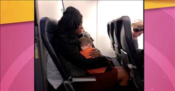 One thankful mom is encouraging others to pay it forward after three strangers stepped up for her in a big way. 31-year-old Becca Kinsey was flying home with her two young sons after a trip to Disney World when everything started to crumble. Her 2-year-old started to scream in the airport security line and Becca became frazzled. That’s when a kind woman offered to let the family go in front of her instead of waiting. 

Becca posted about the day on Facebook saying, “So I thought it was a good idea to fly by myself with a 2 yr old and a 5 year old. We were standing in line in security, on the verge of tears because Wyatt was screaming and James was exhausted. Out of the blue, one mom stops the line for security and says ‘Here, jump in front of me! I know how it is!’” And the kindness didn’t stop there, another woman offered to carry Becca’s bag so that she could hold on to her sleeping son. 

Then, once Becca and her sons were on the plane, a third woman stepped up to help. “This angel comes to the back and says ‘You look like you need a break’ and holds Wyatt for the rest of the flight.” After she arrived home, Becca made a social media post about her 3 guardian angels and it went viral. Then, this grateful mom decided to pay it forward and encouraged others to do the same. It’s truly amazing how a little bit of kindness can lead to wave of change. 