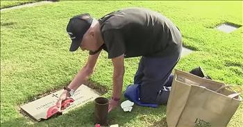 One faithful man visits wife’s grave every single day to show his love. 93-year-old WWII veteran, Ted Richardson, makes the trek to his be closer to his wife 6 days a week. The cemetery is located in Honolulu, Hawaii and Ted has to take three buses just to get there. But it’s all worth it just to be near his beloved. Ted met Florence when they were just teenagers. But these two lovebirds had to put their romance on hold while Ted went to fight in the war. But he brought along a photo of Florence and kept it close by the entire time. 

Once he returned home, the two married and shared 72 wonderful years together on this Earth. This devoted husband said that Florence took care of him his whole life so now it was his time to take care of her. When he visits her grave, Ted grooms the area surrounding the stone, making sure that the grass is trimmed and the headstone is clean. “I owe her that much. For 72 years, she lost her temper only once. In 72 years. And that was my fault.” 

Ted has even gone as far as to ask his church to care for the grave after he passes away. This truly showcases the love and care that this couple had for one another. And after visiting her grave over 1300 times, Ted has no plans to slow down anytime soon. "I'll keep going for as long as I can go. God will tell me when I've had enough." 
