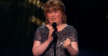 Britain’s Got Talent runner-up Susan Boyle returns to the America’s Got Talent stage with a performance of ‘I Dreamed A Dream.’ You may remember this song from Susan’s very first audition back in 2009. She belted out the powerful lyrics and won over the hearts of the world.

“I dreamed a dream in time gone by
When hope was high and life worth living
I dreamed that love would never die
I prayed that God would be forgiving”

Today, Susan is competing on ‘America's Got Talent: The Champions.’ This special format features 50 contestants who have won or been featured on previous editions of the show. These competitors come from all over the world and now they’re all vying for the ultimate title. During the first round, Susan earned judge Mel B’s golden buzzer with her performance of  <a href="https://www.godtube.com/watch/?v=11M2E1NU">“Wild Horses.” </a>

Now, she’s back for another stunning song and her voice is even better than the first time. After the song was over, Simon could not hold back his praises saying, “I have goosebumps on my goosebumps.” He actually remembered the day Susan originally performed ‘I Dreamed A Dream’ when he judged her by her outward appearance before hearing her sing. 

“I can remember vividly how disgusting I was on the day before you sang. And then, what you did and what happened afterwards…It has been an amazing night. Seriously, it was fantastic. You’re a champion.” This performance on America’s Got Talent: The Champions is going to be hard to top. Who is rooting for Susan Boyle to win the entire competition?