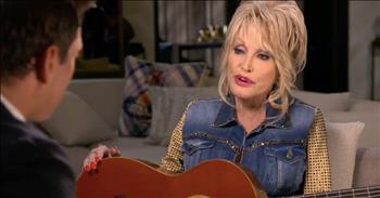 Country superstar Dolly Parton is opening up about her iconic life in a candid interview with CBS Sunday Morning. This legend in country music has been recording and touring for decades and there seems to be no end in sight. At 73 years old, Dolly has made a name for herself as a positive personality that never holds back. She’s been upfront about her upbringing, plastic surgery and loud outfits and hairstyles. 

Today, we’re learning even more about this megastar and it only makes us love her more. One of the most powerful moments of the interview is when Dolly shares about her early life and childhood in the Smoky Mountains of Tennessee. Her family of 15 (12 kids plus Mom and Dad) may have been considered poor financially but not so in many other facets in life. Music was a bright light for Dolly and her mother always encouraged the budding artist. In fact, she wrote “In the Good Old Days” about her time growing up and shares a snippet of the powerful lyrics.

“No amount of money could buy from me
The memories that I have of then
No amount of money could pay me
To go back and live through it again”

While times were tough, the family saw it through and now Dolly is thriving as the reigning queen of country music. Each step of the way, Dolly has had God by her side. Even when choices were tough, she put her faith in His guidance. “You make your choices. You make your sacrifices and I never look back. I knew early on that I was gonna walk that road until God told me to stop. And I’m still walking it and He ain’t said nothing to me about quitting yet.”