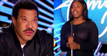 Blind singer Shayy leaves one judge in tears after her powerful performance of Andra Day’s ‘Rise Up’ on American Idol. It has only been one year since this high school student started to complain of vision problems. As images started to get blurry, Shayy feared that she would need to get glasses. But after a routine trip to the eye doctor, the family realized this was a much more serious issue. Shayy was rushed to the hospital for an MRI and that’s when they discovered a tumor in her brain. 

After surgery, this young woman was declared legally blind. Despite her physical setbacks, Shayy never lost her passion for performing. Now, she’s taking her talents to the American Idol stage and it’s an emotional performance that everyone is talking about. After sharing her story, 17-year-old Shayy delivers a beautiful rendition of ‘Rise Up’ from Andra Day. 

“And I'll rise up
I'll rise like the day
I'll rise up
I'll rise unafraid
I'll rise up
And I'll do it a thousand times again”

When Shayy reached the chorus of this inspirational song, judge Lionel Ritchie couldn’t hold back the tears. All three judges gave this courageous young woman a standing ovation and she easily earned her ticket to Hollywood. But it was the emotional impact of her performance that will truly be remembered. 

Fellow judge Luke Bryan summed up the moment perfectly by saying, “You have what we cannot teach. We cannot teach letting the music flow straight from the soul, and that's what you did." What an incredible journey already and it’s only the beginner for this rising performer. 