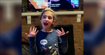 An 8-year-old girl is belting out Carrie Underwood’s hit song ‘The Champion’ in a very special way. 

Savannah Dahan, from Frederick, Maryland, is a huge fan of country superstar Carrie Underwood. One of Savannah’s favorite songs by the beloved performer is the inspirational anthem, ‘The Champion.’ 

This song is all about finding the strength from within and not letting anything stand in the way of your dreams.

“I am invincible, unbreakable
Unstoppable, unshakeable
They knock me down, I get up again
I am the champion
You're gonna know my name
You can't hurt me now
I can't feel the pain
I was made for this, yeah, I was born to win
I am the champion”

Savannah was born with substantial hearing loss and utilizes hearing aids from time to time. Her parents and two siblings are also deaf, so Savannah grew up using American Sign Language to communicate. 

Today, she’s using ASL to perform this uplifting song and the performance has gone viral. Millions of people all over the world have watched Savannah takes these lyrics to heart. 

There is so much passion behind this 8-year-old’s performance and I can tell that she believes in every single word. When you have faith in yourself, there is nothing that can knock you down. 

This anthem has touched hearts all across the globe and Savannah’s performance is helping to spread that message. 

Savannah’s father told <a href="https://www.today.com/parents/deaf-girl-signs-carrie-underwood-song-champion-t150389">Today</a>, “We hope the video will show the importance of early exposure to ASL and for the world to see kids with proper communication access at school and home can express themselves just as rich and beautiful as kids that can hear.”