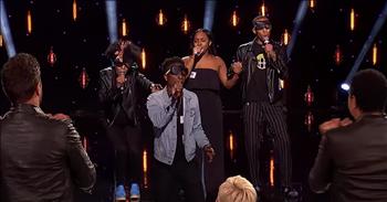 Team members from Unexpected Vibes supported their blind teammate, Shayy, in an incredible way during the American Idol group performances. 

It has only been one year since this high school student started to complain of vision problems. As images started to get blurry, Shayy feared that she would need to get glasses. But after a routine trip to the eye doctor, the family realized this was a much more serious issue. 

Shayy was rushed to the hospital for an MRI and that’s when they discovered a tumor in her brain. After surgery, this young woman was declared legally blind. But this teen isn’t letting anything hold her back from following her dreams. 

When we first met Shayy, she moved the judges to tears with her <a href="https://www.godtube.com/watch/?v=YGLDZGNX">‘Rise Up’ audition.</a> 

Now, she has made it all the way to Hollywood to continue to fight for her spot on American Idol. Part of Hollywood Week is the group performances. Individuals are placed on a team and given a completely new song to arrange and perform in front of the judges. 

Learning words when you cannot see to read posed a challenge for Shayy, but her teammates made sure she had all the support and assistance to feel confident. And during their soulful performance of ‘I Want It That Way’ from The Backstreet Boys, the team all put on vision-distorting glasses. 

Shayy made them for her entire group so they would have a sense of what it’s like from her perspective. It was such a touching gesture of kindness that wasn’t missed by the judges. In fact, Lionel Ritchie teared up, once again. This is what Hollywood Week is all about.