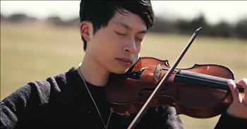 Talented violinist Daniel Jang performs a beautiful rendition of ‘Hills And Valleys’ from Tauren Wells. 

This Christian anthem has touched so many hearts around the world, but hearing this instrumental performance gives this song an entirely new feeling. 

‘On the mountains, I will bow my life
To the one who set me there 
In the valley, I will lift my eyes to the one who sees me there 
When I'm standing on the mountain aft, didn't get there on my own 
When I'm walking through the valley end, no I am not alone! 
You're God of the hills and valleys! 

Hills and Valleys! 
God of the hills and valleys 
And I am not alone!’ 

‘Hills And Valleys’ is the perfect reminder that the Lord is always by our side. There may be times when we feel lost or without hope. But during these struggles, we can trust that God is with us each step of the way. You never walk alone when the Lord is in your heart. 

This violin rendition truly makes every single note so much more powerful. Daniel is definitely leading an entirely new generation in worship for our God.

Isaiah 41: 10-13 “Fear not, for I am with you; be not dismayed, for I am your God; I will strengthen you, I will help you, I will uphold you with my righteous right hand. Behold, all who are incensed against you shall be put to shame and confounded; those who strive against you shall be as nothing and shall perish. You shall seek those who contend with you, but you shall not find them; those who war against you shall be as nothing at all. For I, the LORD your God, hold your right hand; it is I who say to you, “Fear not, I am the one who helps you.”