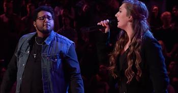 Rebecca Howell and David Owens perform a beautiful duet of ‘Unchained Melody’ on The Voice during the battle rounds. 

These two contestants made it past the initial audition and both joined Team Kelly Clarkson. Now, they’ve got to fight for their spot during the battle rounds where contestants face off against one another while singing a duet. 

Afterwards, the coaches will weigh in with their comments and then decide who will move on to the next round of competition. Rebecca and David are both talented vocalists. 

Today, they’re coming together for an awe-inspiring performance of ‘Unchained Melody’ by The Righteous Brothers. 

“Oh, my love, my darling 
I've hungered for your touch 
A long, lonely time 
Time goes by so slowly 
And time can do so much 
Are you still mine? 
I need your love 
I need your love 
God speed your love to me”

Both of these contestants have a big vocal range and they easily hit the high notes. This iconic song isn’t an easy one to cover, but they pull it off flawlessly. Just watch as all the coaches listen in stunned silence at these incredible voices coming from the stage. 

I know this is supposed to be a face off but this performance is such an amazing duet.  I have no idea how Kelly made a decision between these two powerhouses, but it must’ve been extremely tough. 

With a voice like that, I know we haven’t seen the last of David Owens. But, for now, we can look forward to Rebecca’s next performance in the live cross battles. 