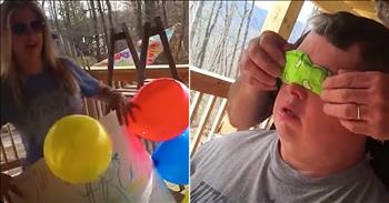 It was a heartwarming moment captured on camera when this niece asks her uncle with Down Syndrome to go to the prom. 

45-year-old Mark has never been to the prom before. So, when it came time for his niece’s high school dance, she decided to pull off the ultimate promposal. 

Promposals are a recent sensation that has taken the Internet by storm. Teens will come with elaborate ways to ask someone to go to prom and, usually, take a video of the moment. 

These promposals can range from a sign on a poster board to a full on flash mob outside of the school. But of all the ones I’ve seen, none have touched my heart quite like this one. 

Just watch as Uncle Marky is blindfolded and led outside. When he finally uncovers his eyes, he sees his loving niece holding a decorated sign and balloons. In big letters, she wrote the words ‘Will you go to prom with me?” 

As Mark read the sign, he immediately started to light up. Then, he gave his niece an enthusiastic ‘yes!’ This will be the very first time Mark attends prom and it’s definitely going to be a night to remember. 

I think it is so sweet that his niece would think of him during this special moment in her high school life. This just goes to show the loving and caring nature of this teenager. Who else was wiping away a few tears when these two shared a sweet embrace?