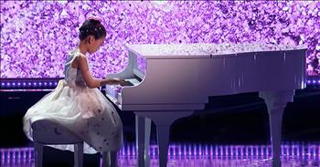 Little Anwen is a child prodigy pianist and, today, she’s sharing her incredible talent on Little Big Shots. 

This popular television program showcases children and their incredible talent. These skilled performers come from every corner of the world and it is truly amazing to see them shine. 

Today, we’re meeting Anwen and her talent is awe-inspiring. Anwen was just six years old when she was accepted into Julliard, a prestigious performing arts school in New York. 

She was the youngest person to ever be admitted and that is a testament to her skill and talent. As Anwen plays on stage, the audience looks on in amazement.  

I know that it takes so much time and practice in order to perfect these numbers but Anwen shows no signs of difficulty. Note after note, she continues to flawlessly hit the keys on the piano. 

It always amazes me to see children stepping up to an instrument and performing just like an adult, or even better. When we see kids, we don’t expect them to be at the same level as an older performer. But sometimes, a child with a rare gift emerges and completely blows everyone away. 

That’s exactly what is happening with Anwen on Little Big Shots. Her talents have surpassed those around her and she’s even outperforming other experts in the field. 

If she’s already this good right now, I cannot imagine what she will sound like in the future. Anwen certainly won over our hearts and I hope we continue to hear more from this talented and adorable pianist.