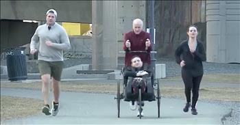 A paralyzed secret service agent and his supervisor will overcome the odds to run the Boston Marathon in 2019. 

Three years ago, Agent Garrett Fitzgerald was paralyzed in a car crash. While on duty, Garrett’s vehicle was struck by a driver who was high on heroin. 

When his supervisor, Don McGrail, received the news, he was devastated. "It was the worst accident involving our employees that I can think of in my 23 years," Don said. But since that time, Garrett never let pessimism get the best of him.

Four days a week, he goes to physical therapy at Journey Forward. This incredible organization makes it their mission to help those with spinal cord injuries. 

The founder, Dan Cummings, knows firsthand the struggles it can be to receive adequate physical therapy. After a diving accident, Dan was left paralyzed and everyone said he would never walk again. 

When insurance ran out, Dan was forced to find other places to rehabilitate and, 19 years later, he’s walking on his own. Garrett and Don will be running the Boston Marathon to raise money for Journey Forward. They were inspired to run the race by the father and son duo of ‘Team Hoyt.’ 

For years, dad Dick ran marathons and triathlons while pushing his quadriplegic son, Rick, the entire way. Their story and determination captured the hearts of the world and they’ve inspired many to take on these seemingly impossible challenges. 

Like Team Hoyt, Don will push Garrett for 26.2 miles over the course of the marathon. What an incredible story!