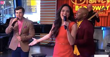 Broadway performers visit Good Morning America for a medley of classic Disney songs. 

In honor of 25 years of Disney on Broadway, talented singers and dancers belted out some of our all-time favorites. From Beauty And The Beast to Frozen, this incredible medley begs you to sing along.

“Be our guest, be our guest
Put our service to the test
Tie your napkin 'round your neck, cherie
And we'll provide the rest
Soup du jour, hot hors d'oeuvres
Why, we only live to serve
Try the grey stuff, it's delicious
Don't believe me, ask the dishes”

Whenever I hear classics like this, I am always transported back in time to my childhood and it puts the biggest smile on my face. I can remember watching these movies in theaters and singing along to every single song. 

Films such as The Little Mermaid and The Lion King are timeless Walt Disney films that made up many of the memories of our youth. And as these stars beautifully belted out the lyrics, everything floods right back. 

“Can you feel the love tonight
The peace the evening brings
The world for once in perfect harmony
With all its living things”

Everyone in the audience was clapping along to these fan favorites and I couldn’t help but join in too. After 25 years, the Disney shows on Broadway are still some of the top performers. 

With amazing performers and beloved stories, I think these shows will be a staple for many more years to come. Have you seen any of the Disney shows on Broadway?